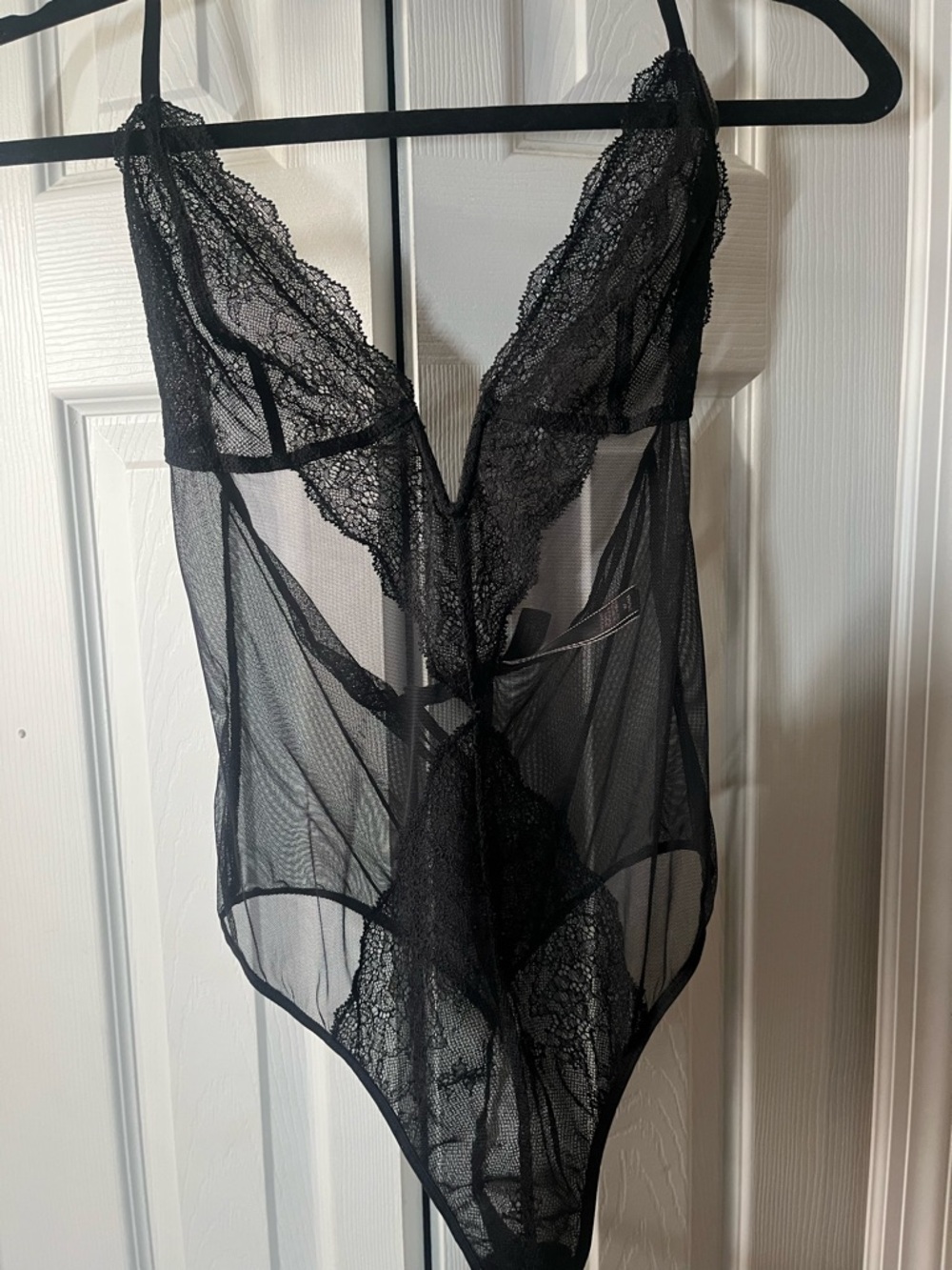 Victoria’s Secret black lace teddy size Medium - Picture 2 of 12